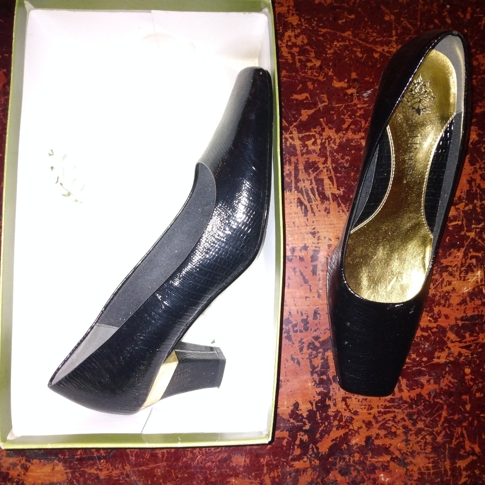 J.Renee Faux Snakeskin Mini Heel